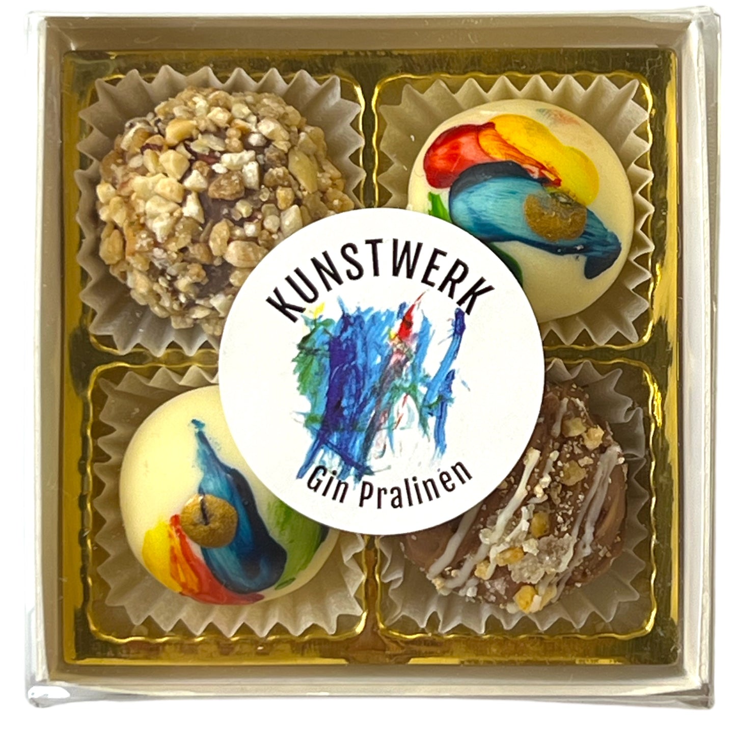 KUNSTWERK Pralinen Mix 4er Schachtel
