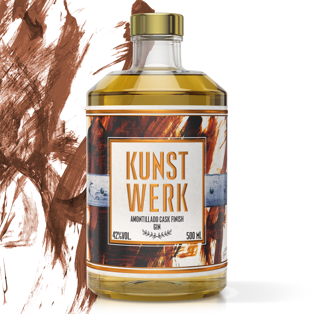 KUNSTWERK Gin -  Amontillado Cask Finish - Barrel Aged Gin 500ml