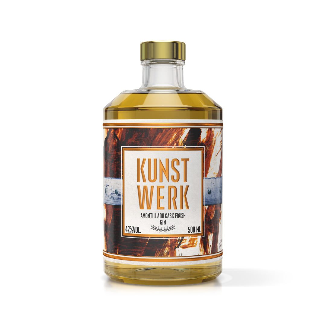 KUNSTWERK Gin - Amontillado Cask Finish - Barrel Aged Gin 500ml
