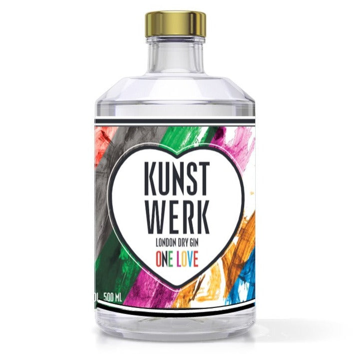 KUNSTWERK Gin - One Love Sonderedition Sonderabfüllung 500ml