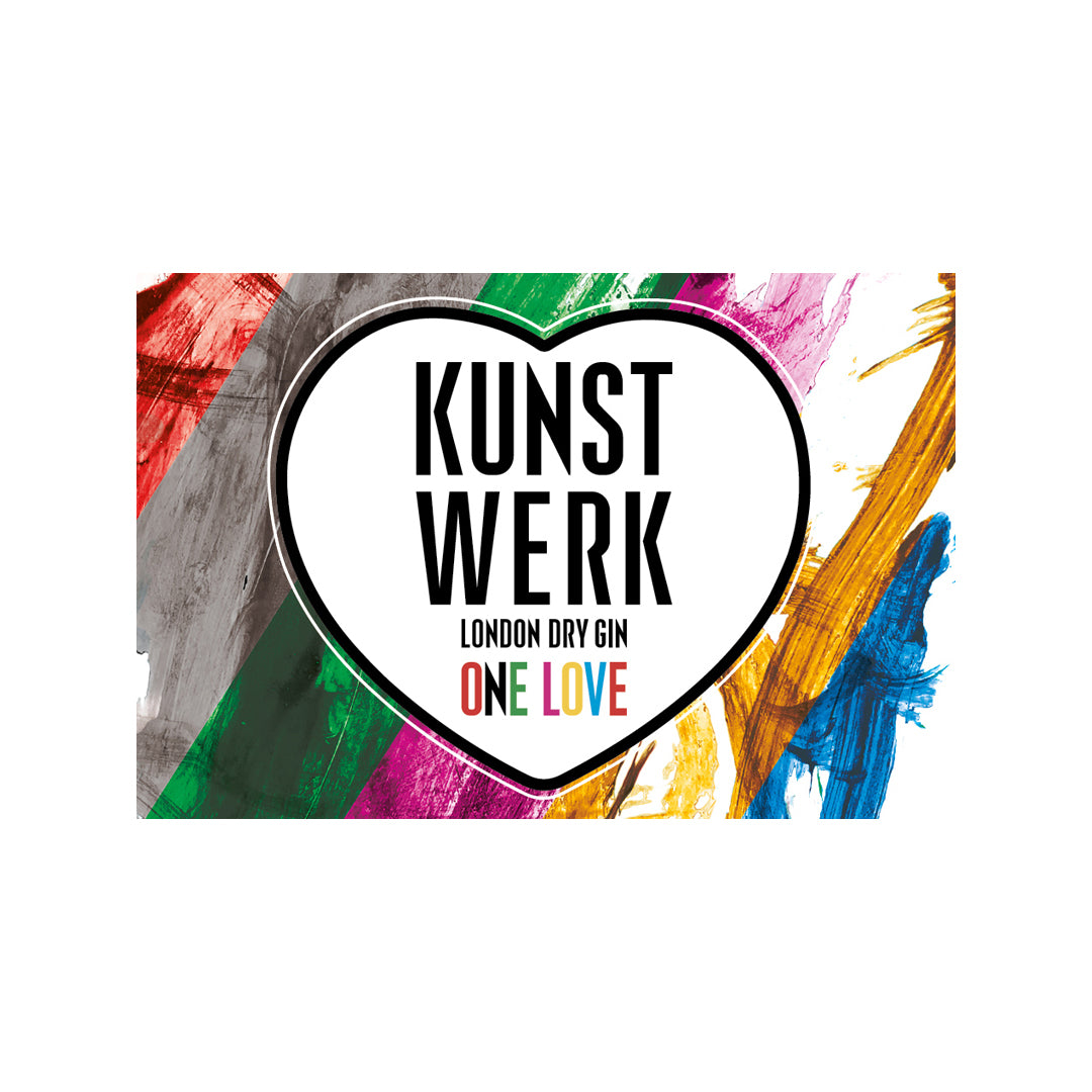 KUNSTWERK Gin - One Love Sonderedition Sonderabfüllung 500ml